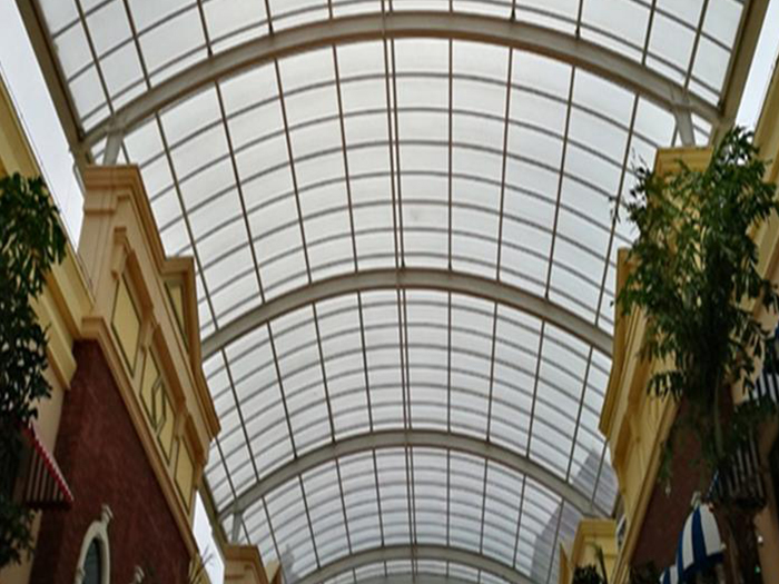 塔城屋面网架顶棚吊装方案